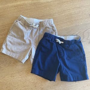 J. Crew Dock Shorts Navy and Beige